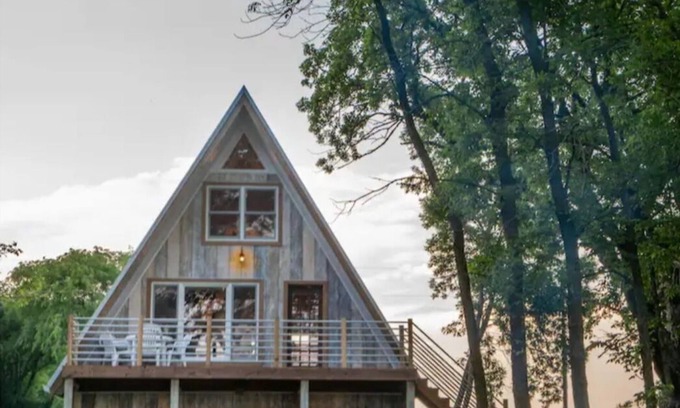 Battle Lake House | Charming lakefront, spacious, quiet, clean, 4-bedroom A frame house.