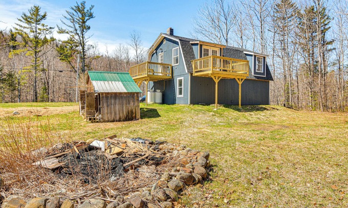 East Dixfield House | Charming Maine Retreat Near Skiing & ATV Park!