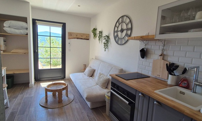 Canavaggia Apartment | Charming mountain studio near GR20 and asco
