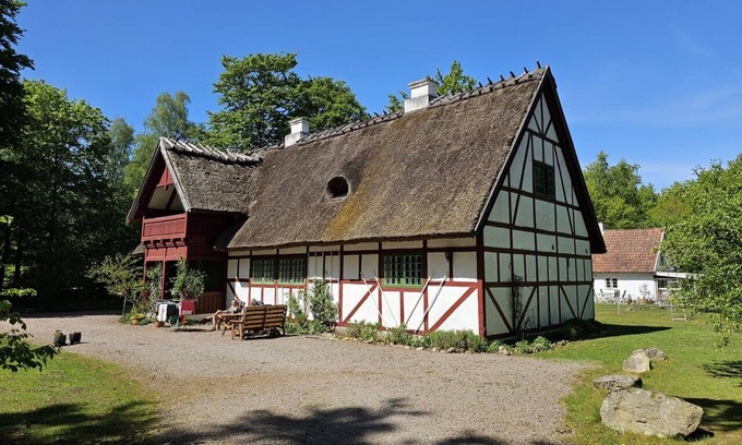 Angelholm Cabin | Charming Newly Renovated Cottage in Serene Forest Setting and next to castle