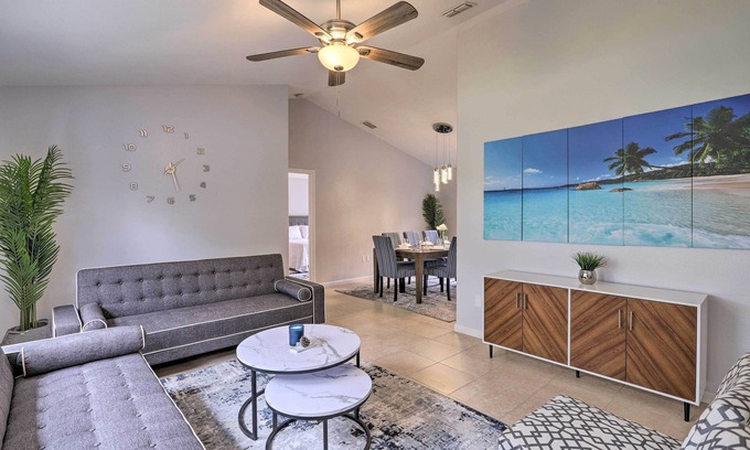 Interchange Square House | Charming Palm Bay Retreat w/Spacious Yard!