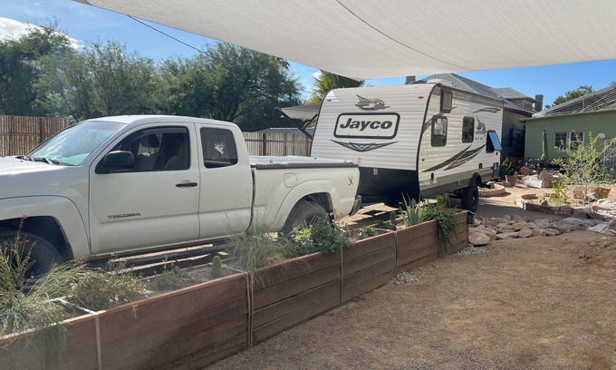 Armory Park RV Rental | Charming RV space with full hookups in delightful Downtown Tucson with WiFi