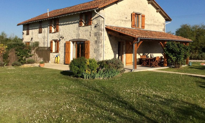 Saint-Severin Other | Charming stone farmhouse with private pool