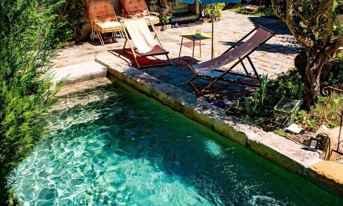 Ucciani House | Charming stone house, a peaceful little paradise surrounded by mountains .
