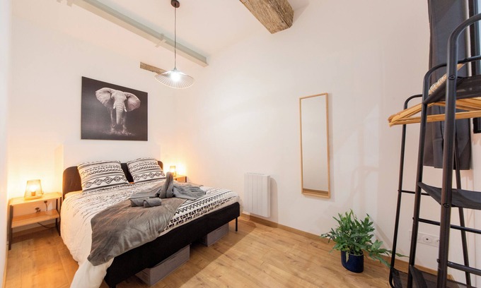 Macon Apartment | Charming T2 Apartment with Terrace in Mâcon - Near Train Station