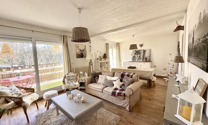 Superbolquere Apartment | Charming T2 cabin 63m2 for 5 people