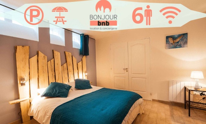Bucheres Apartment | Charming T3 + garden + parking + common space