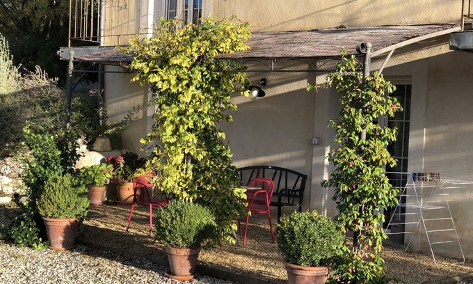 Buis-les-Baronnies Apartment | Charming, very quiet apartment overlooking the Ubrieux gorges!