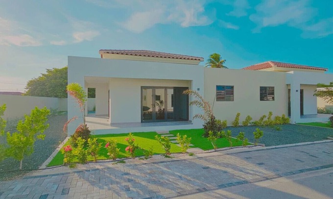 Marie Pampoen House | Charming Villa in Gated Community Private Pool and Steps to Mambo Beach