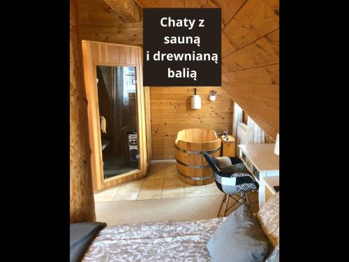 Bierutowice Ski Chalet | Chaty Świerkowe Wzgórze - domki typu superior z sauną balią kominkiem i domki-bez sauny balii kominka