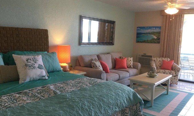 Bolongo Bay Apartment | CHECK OUT THE VIEW! Fantastic Affordable Oceanfront Studio - Listen to the Waves