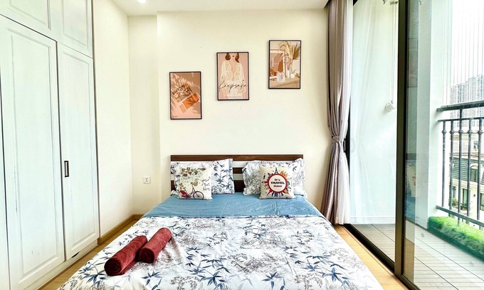 Tu Liem Apartment | Chic 1-bedroom Apartment In Superb Hà Nội With AC, Fitness Room, Pools