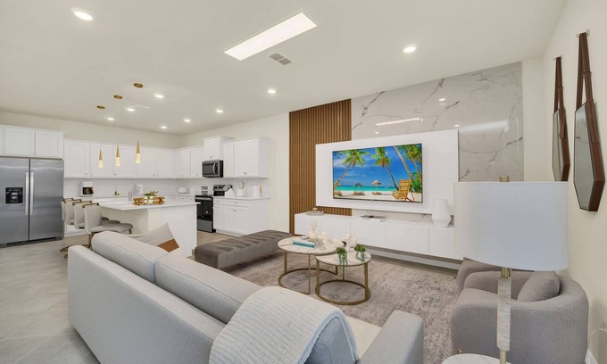 Four Corners House | Chic 10BR Retreat with Themed Rooms & Pool