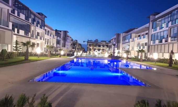 Dar Bouazza Apartment | Chic 2-bedroom apartment with fitness room, WiFi in charming Tamaris