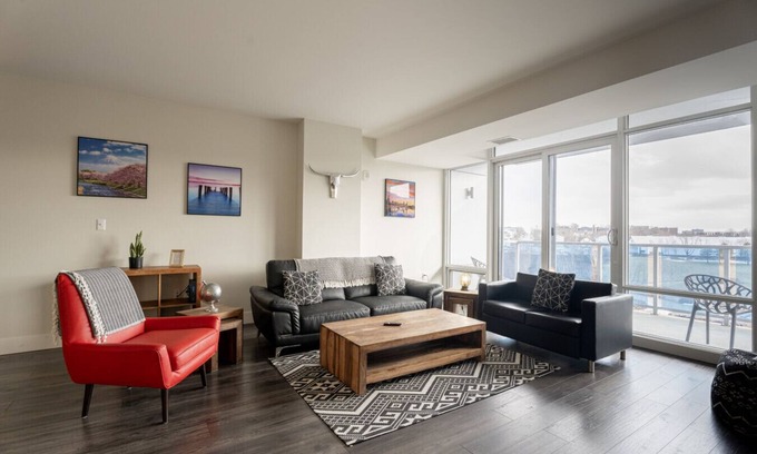 Halifax Apartment | Chic 3BR Apt with City Views and Gym