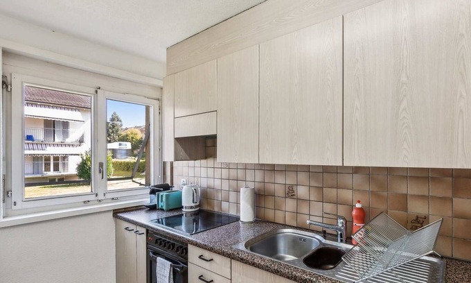 Center Apartment | Chic and Cozy: 2-BR Suburban Apartment