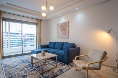 Tangier Apartment | Chic appartement Malabata 2 chambres - Balcons, Clim
