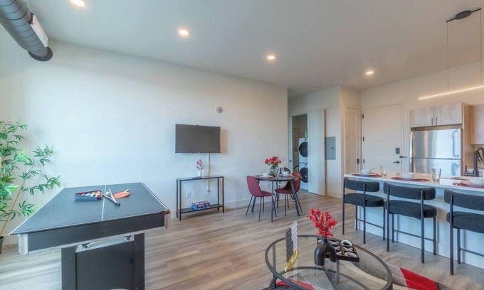 East Orange Apartment | Chill & Book Now! 2BR Apt w/Parking + Sleeps 12