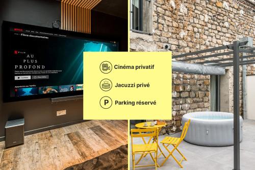 Bellevue - Le Mont - La Jomayere Apartment | CHILL HAVEN - Jacuzzi & Cinéma - Queen Size - Parking - Terrasse