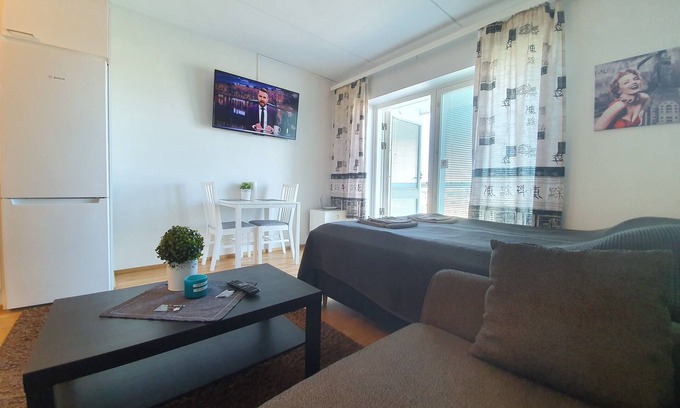 Oulu Apartment | City center 1BR studio with perfect view