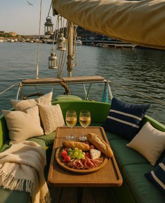 Trosso Boat Rental | City pulse on small boat in Karlskrona