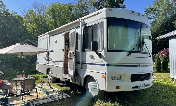 Penetanguishene House | Class A motor home on large lot