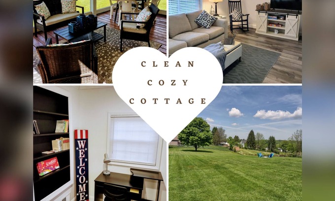Prosperity House | Clean Cozy Cottage 2BR W/ screened in porch, Summit Bechtel & New River Gorge NP