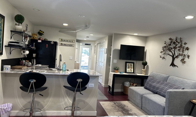 Loveland Apartment | CLEAN & PRIVATE studio w/kitchenette, free parking, central location, pets ok