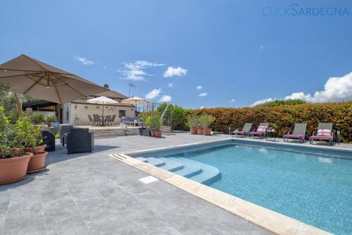 Alghero Villa | ClickSardegna Villa Lavinia con piscina e accesso alla laguna Calich