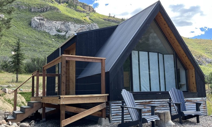 Durango Cabin | Cliff Side Cabin; Modern A Frame, Amazing Views! Just outside of Durango.