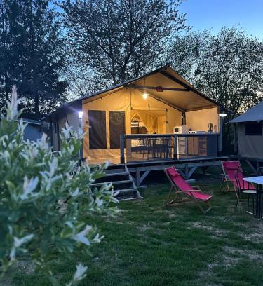 Saint-Ouen-des-Besaces Other | Clos des Monts Tente Lodge Safari J