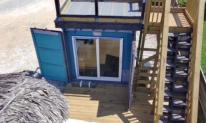 Port Bolivar House | Coastal Caboose beach container home