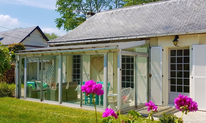 Le Home House | Cocooning bubble and immersive veranda in a green setting 100m from the beach