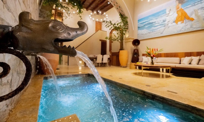 Cartagena Walled City House | Colonial Luxury Villa in Getsemaní w/Private Pool, Jacuzzi & Rooftop Views