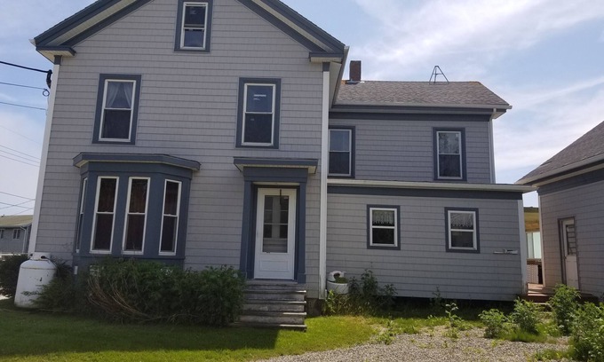 Jonesport House | Come enjoy oceanview in a lobsterfishing community at our Moosabec Reach home.