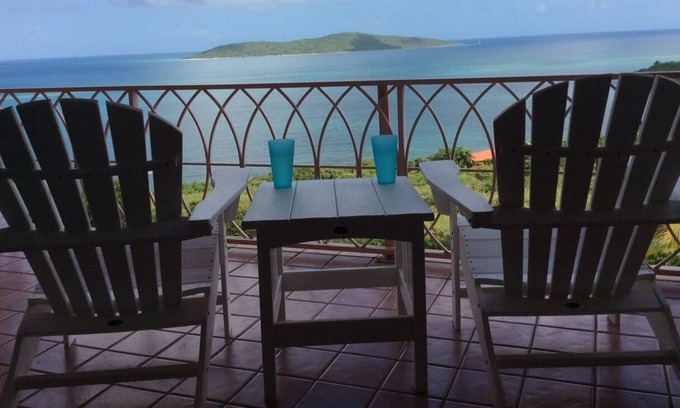 Cotton Valley Condo | Come enjoy the amazing view of the azure Caribbean waters and famous Buck Island