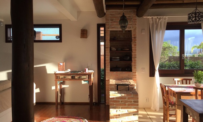 Arroio House | Comfort and coziness near the beach Barra de Ibiraquera