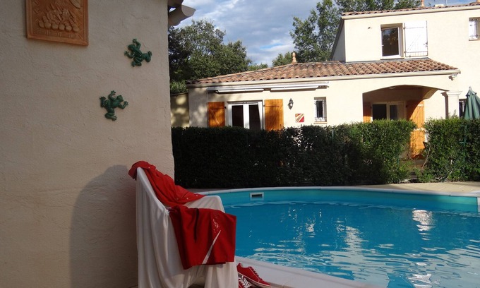 Notre-Dame-de-Londres House | Comfortable cottage with pool, landscaped garden, scrubland and Pic Saint Loup
