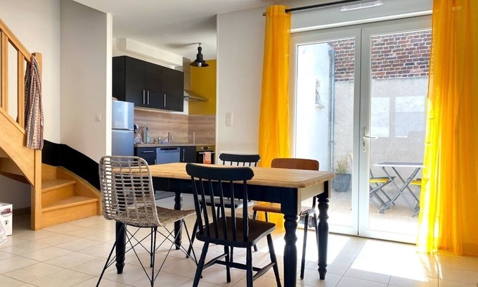 Rang-du-Fliers House | Comfortable 2-bedroom house near Berck-sur-mer/closed parking lot