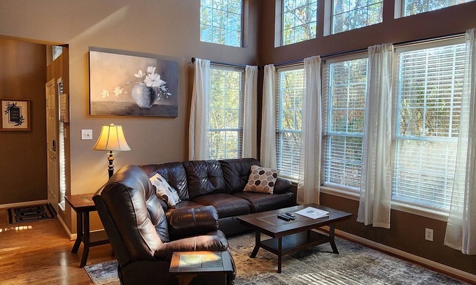 Alden Bridge House | Comfortable, spacious townhome on quiet street. Master on main. Pet friendly!