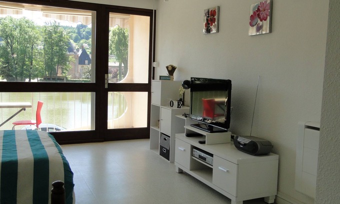 Chauffailles Apartment | Comfortable studio with view of pond and Chateau