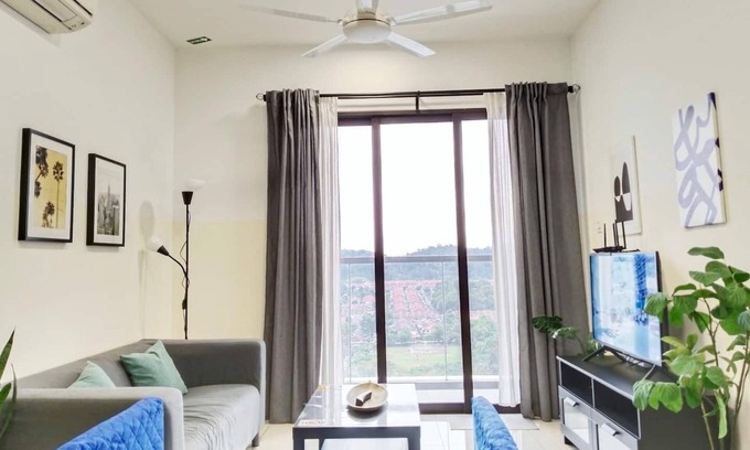 Bandar Kinrara Apartment | Comfy Apt at Ten Kinrara - Pavilion BukitJalil/IOI Mall/Near Sunway Lagoon -LRT