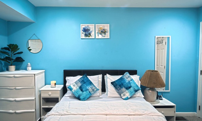 Garfield Heights House | Comfy Blue Studio with Great Amenities