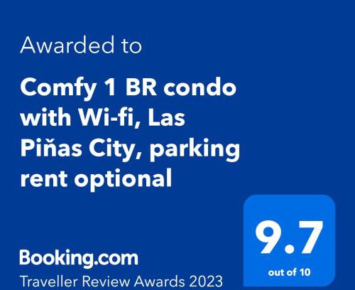 Las Pinas Apartment | Comfy Studio unit with Wi-fi, Las Piňas City, parking rent optional