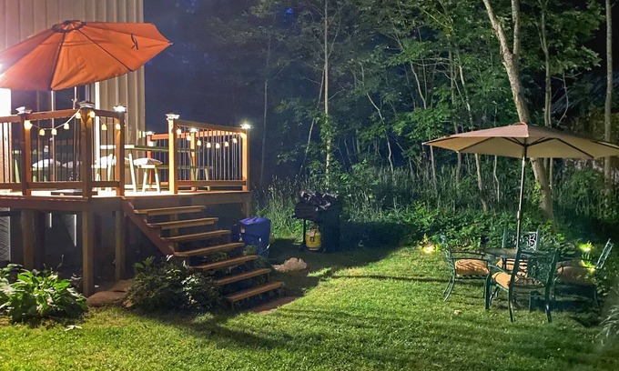 Madoc House | Complete privacy, large house - hot tub, sauna, 14 acres property, pet friendly