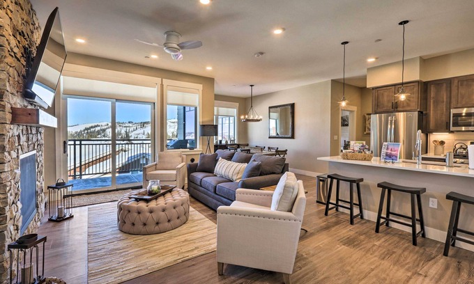 Winter Park Condo | Condo w/View - 1 Block to Main St - 4 Mi to Ski!