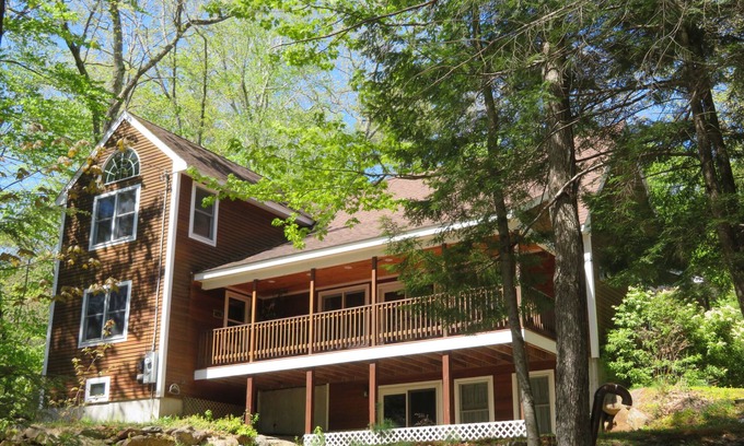 Holderness House | Contemporary Home with Boat Slip on Squam