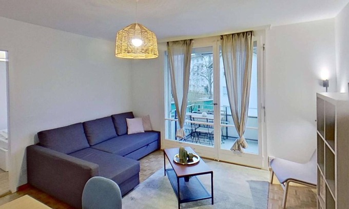 Seebach Apartment | Convenient 2BR Stay with Easy Transport
