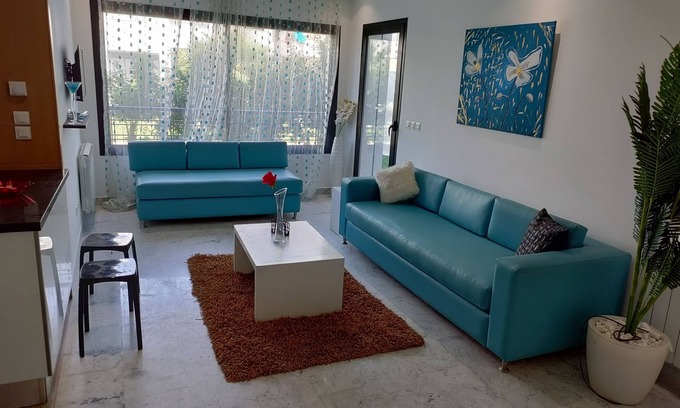 Cite La Gazelle Apartment | Coquet Appartement S+1 Très Haut Standing au RDC Avec Jardin