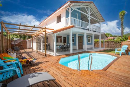 Sainte-Anne House | Corail Bleu - Maison avec piscine privée